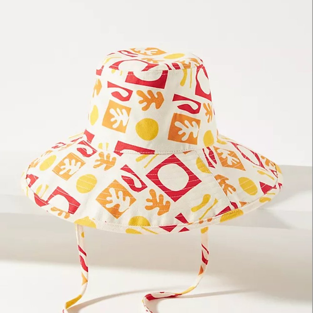 Holiday Bucket Cotton Bucket Hat in Yellow